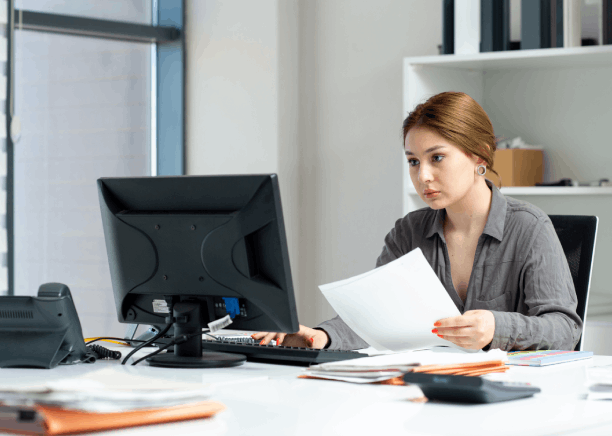 A customer working with an ATA-certified translator in Upper St. Clair to ensure the accuracy and cultural relevance.