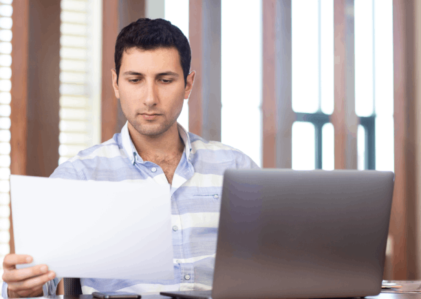 Customer using certified translations in Penn Hills, with a translator ensuring accuracy for immigration and official use.