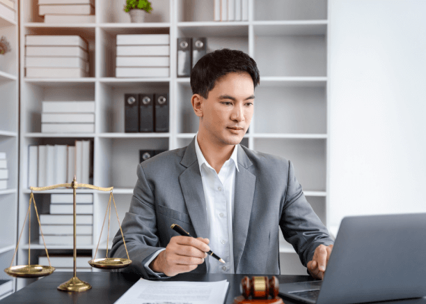 Lawyer using Marriage Certificate translation services in Pittsburgh for official record and court documentation.