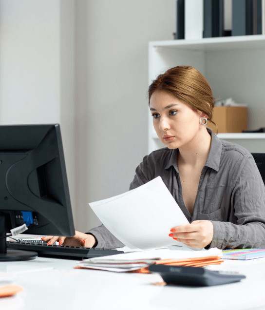 Customer using certified and notarized Birth Certificate translation services in Pittsburgh, meeting legal requirements.