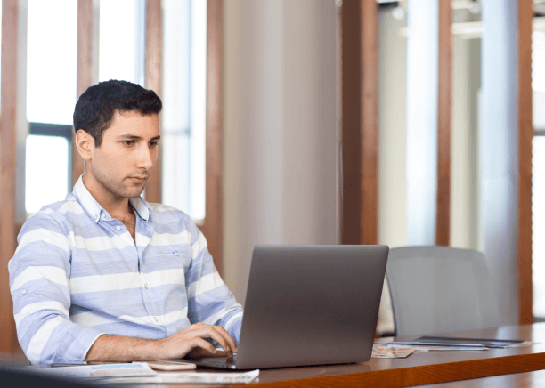 Customer using reliable Financial translation services in Pittsburgh support businesses with accurate translations.