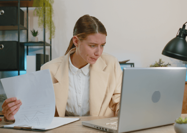 Professional translator processing Marriage Certificate translation services in Pittsburgh through secure system.