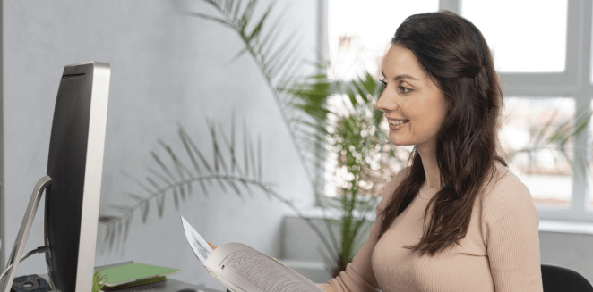 Client utilizing USCIS and government accepted Birth Certificate translations in Pittsburgh, meeting all official standards.