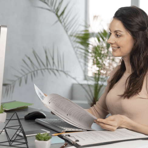 Client in West Mifflin using trusted translation services for USCIS immigration docs, ensuring certification and compliance.