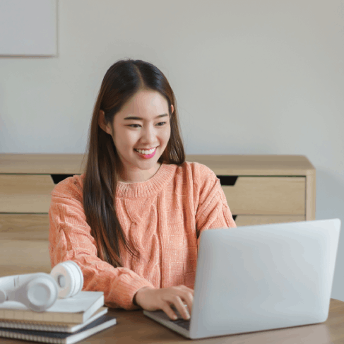 Client benefiting from expert USCIS translation services in Robinson Township for citizenship and green card applications.